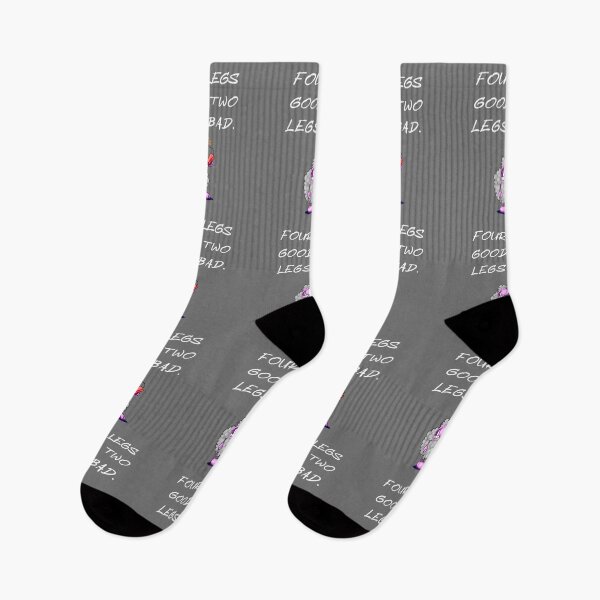 Item preview, Four legs good two legs bad gray designed and sold by oxoxoxo.
