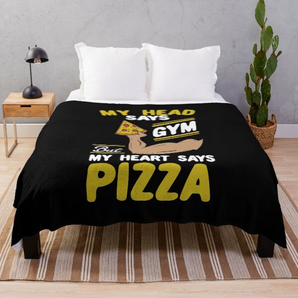 Item preview, My Head Says Gym But My Heart Says Pizza designed and sold by Dan66.