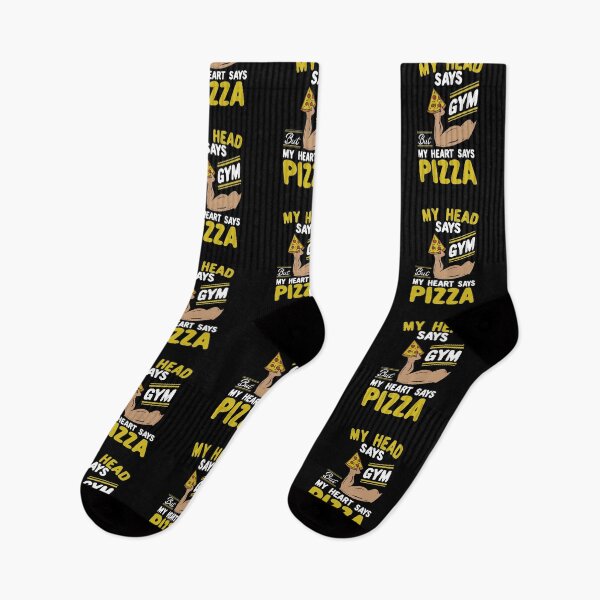 Item preview, My Head Says Gym But My Heart Says Pizza designed and sold by Dan66.