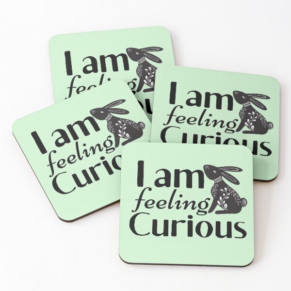 Item preview, I'm Feeling Curious Bunny Design 3 designed and sold by SweetAndSpice.