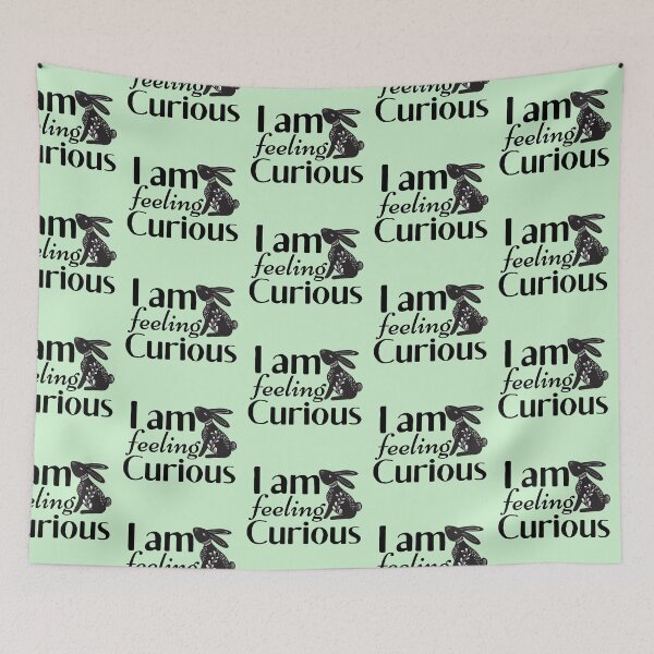 Item preview, I'm Feeling Curious Bunny Design 3 designed and sold by SweetAndSpice.