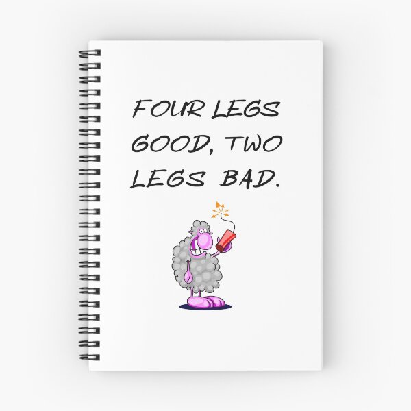 Item preview, Four legs good two legs bad white designed and sold by oxoxoxo.