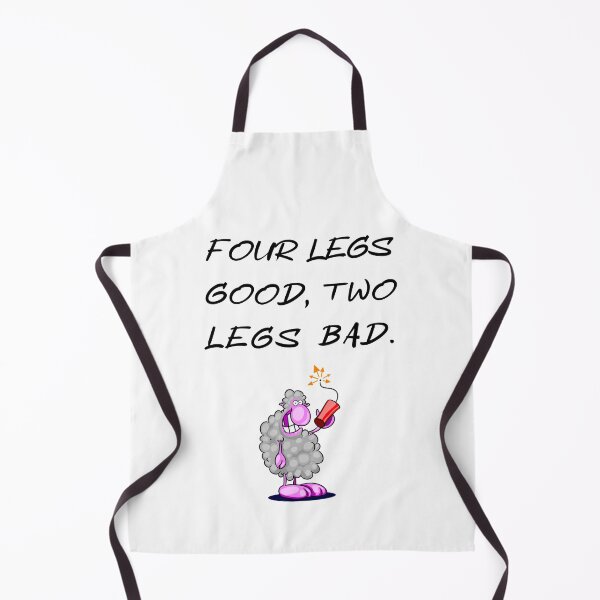 Item preview, Four legs good two legs bad white designed and sold by oxoxoxo.