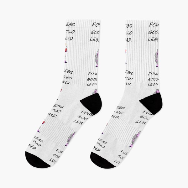 Item preview, Four legs good two legs bad white designed and sold by oxoxoxo.