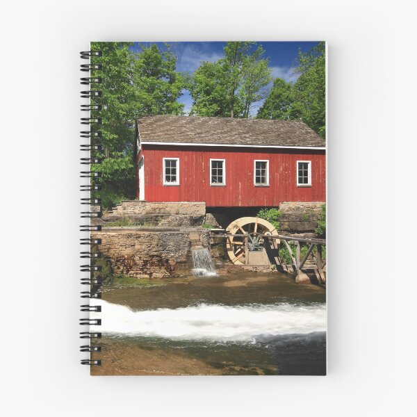 Item preview, Historical building of Old water sawmill and small dam. designed and sold by AlexIPhotograph.