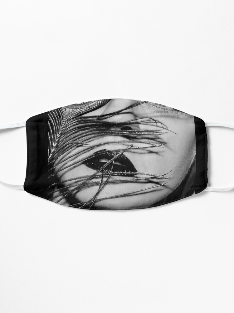 Alternate view of Peacock feather and eye Mask