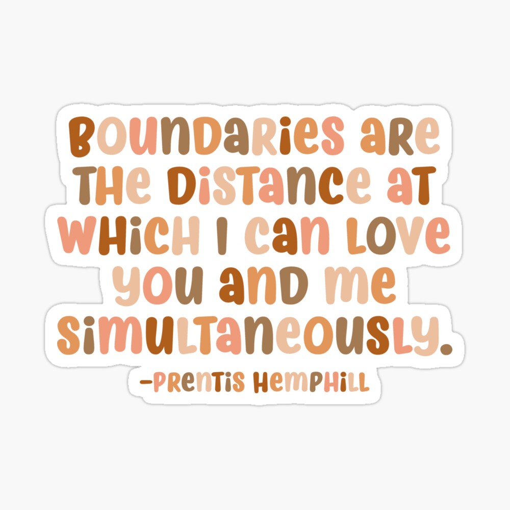 Prentis Hemphill “Boundaries” Quote Poster for Sale by Designed