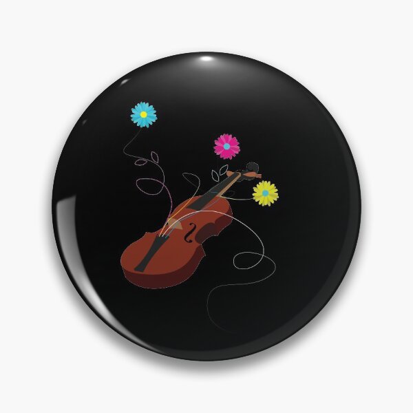 Item preview, Electric Violin with Flowers designed and sold by blb1014.