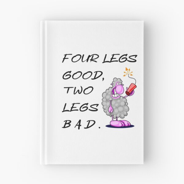 Item preview, Four legs good two legs bad tnt white designed and sold by oxoxoxo.