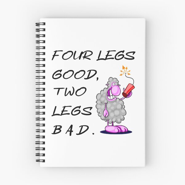 Item preview, Four legs good two legs bad tnt white designed and sold by oxoxoxo.