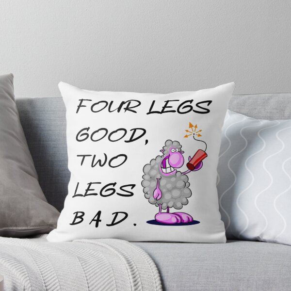 Item preview, Four legs good two legs bad tnt white designed and sold by oxoxoxo.