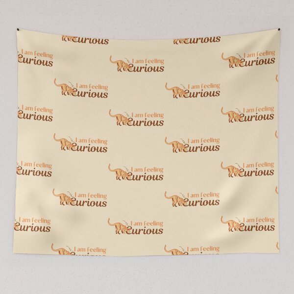 Item preview, I'm Feeling Curious Cat Design  designed and sold by SweetAndSpice.