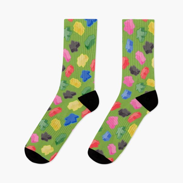 Item preview, Meeples but it’s a looping pattern designed and sold by Freckles Fernicola.