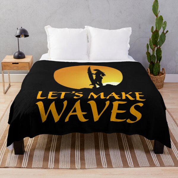 Item preview, let’s make waves. surf lady.sunset background designed and sold by doctors-apparel.