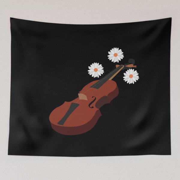 Item preview, Electric Violin with Flowers designed and sold by blb1014.
