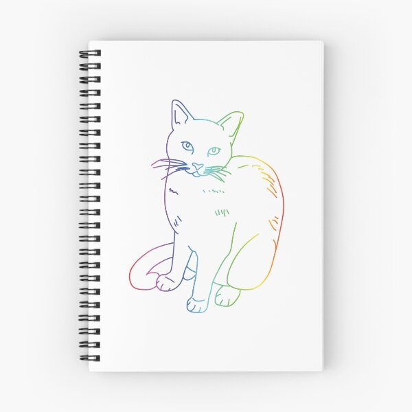 Aperçu de l'œuvre Chat arc-en-ciel créée et vendue par EdweenLamas.