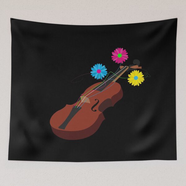 Item preview, Copy of Electric Violin with Flowers designed and sold by blb1014.