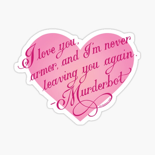 Item preview, A Murderbot Valentine designed and sold by CrownAndThistle.