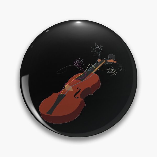 Item preview, Electric Violin with Flowers designed and sold by blb1014.
