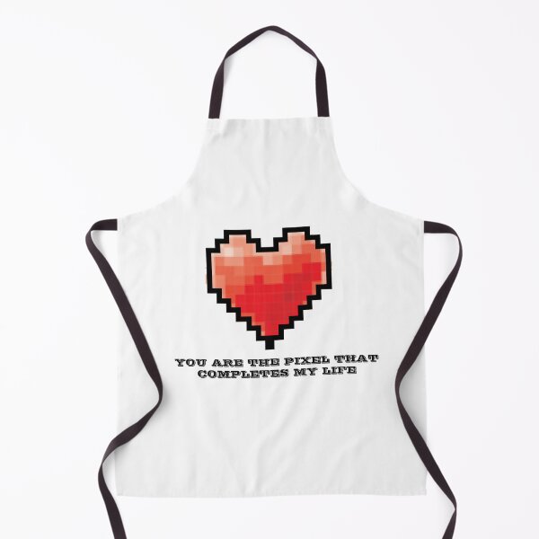Item preview, Heart pixel on white designed and sold by SpongyDesings.