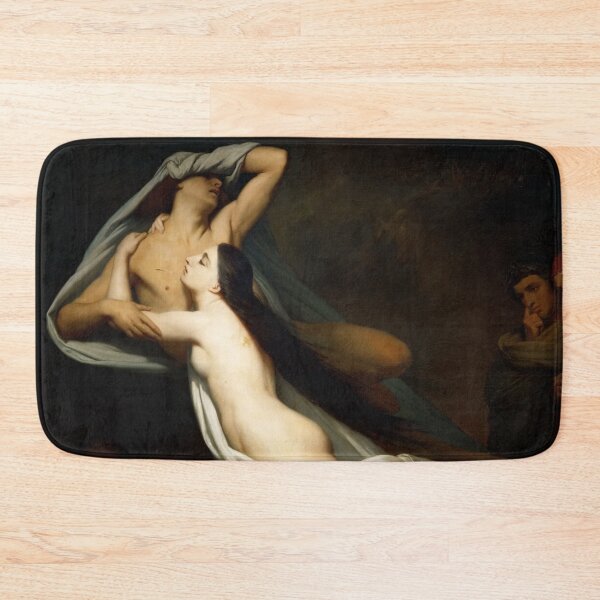 Item preview, Ary Scheffer - Francesca da Rimini and Paolo Malatesta Appraised by Dante and Virgil, Romanticism designed and sold by Francois Champagne-Limoges.