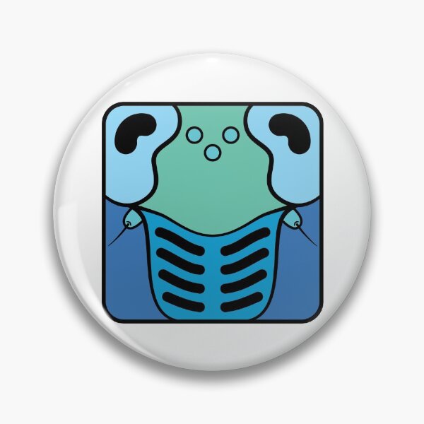Item preview, True bug cartoon head square (blue)  designed and sold by TiffanyYau.