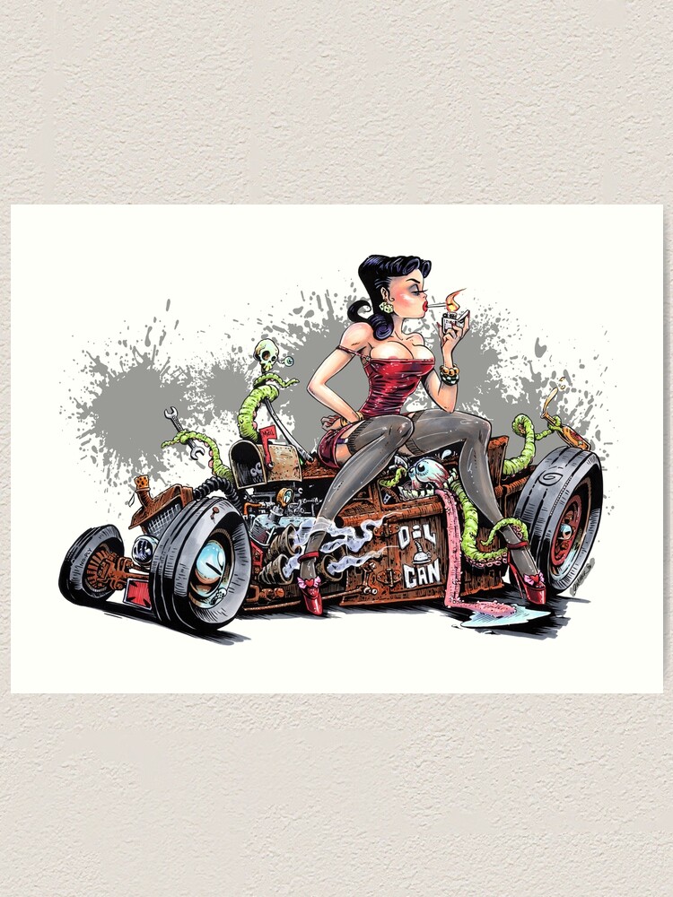 Alternate view of OIL CAN Art Print