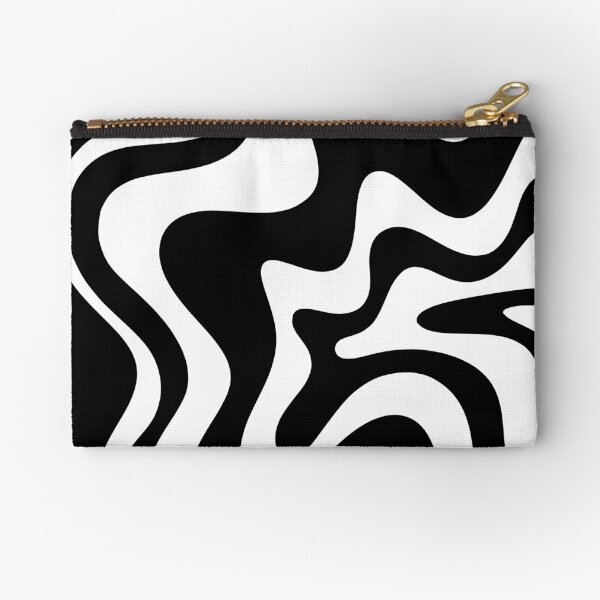 Item preview, Liquid Swirl Retro Abstract Pattern in Black and White designed and sold by kierkegaard.
