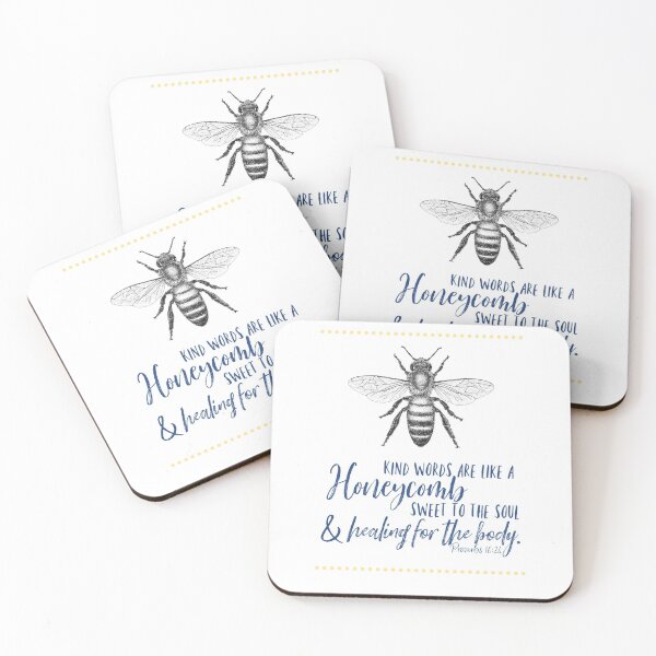 Item preview, Bee art designed and sold by Brianna Funston.