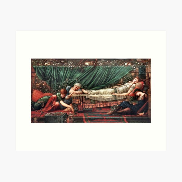Item preview, The Rose Bower - The Legend of Briar Rose - Edward Burne-Jones designed and sold by forgottenbeauty.