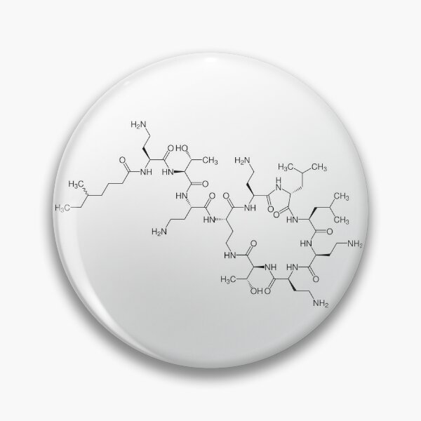 Item preview, Colistin Chemical Structure designed and sold by Artchitectrx.