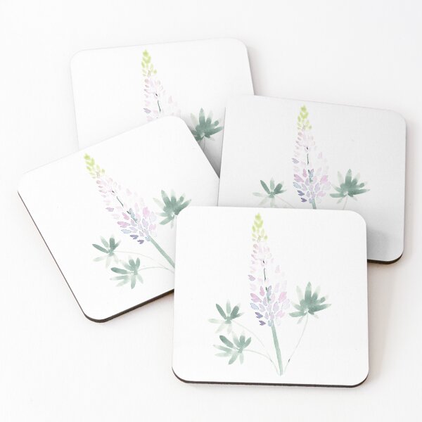 Item preview, Lupine Wildflower Watercolor Painting designed and sold by Danica Templeton.