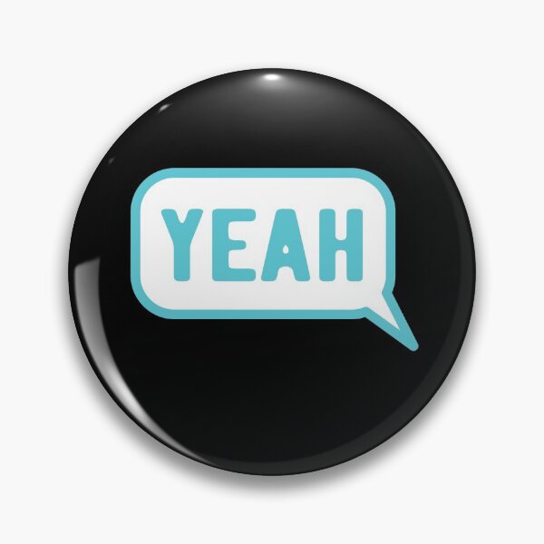 Item preview, YEAH alone with matching NAH in a speech bubble designed and sold by jazzydevil.