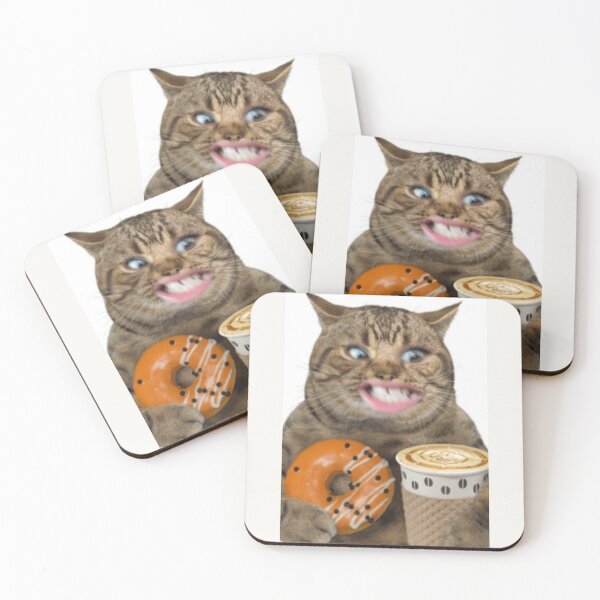 Item preview, Funny Cat, All I Need In Life - Coffee & Donuts designed and sold by House of Hartz by: Dominique11.