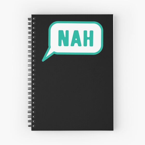 Item preview, NAH alone with matching YEAH in a speech bubble designed and sold by jazzydevil.
