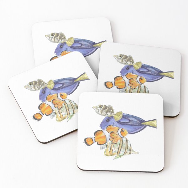 Item preview, Watercolor saltwater fish designed and sold by paigecaffarel.