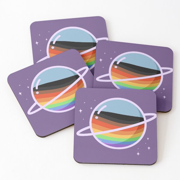 Item preview, glass pride planets - gay designed and sold by goblinbabe.