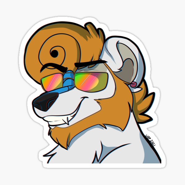 Norm the Rad Dragonbear Sticker