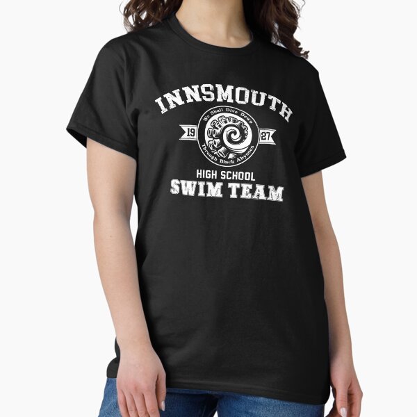 Artikel-Vorschau von Innsmouth Swim Team (für dunkle Hemden), designt und verkauft von Lost In Shirts.