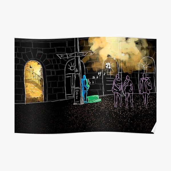 Night Jazz - May the night be full of music Poster