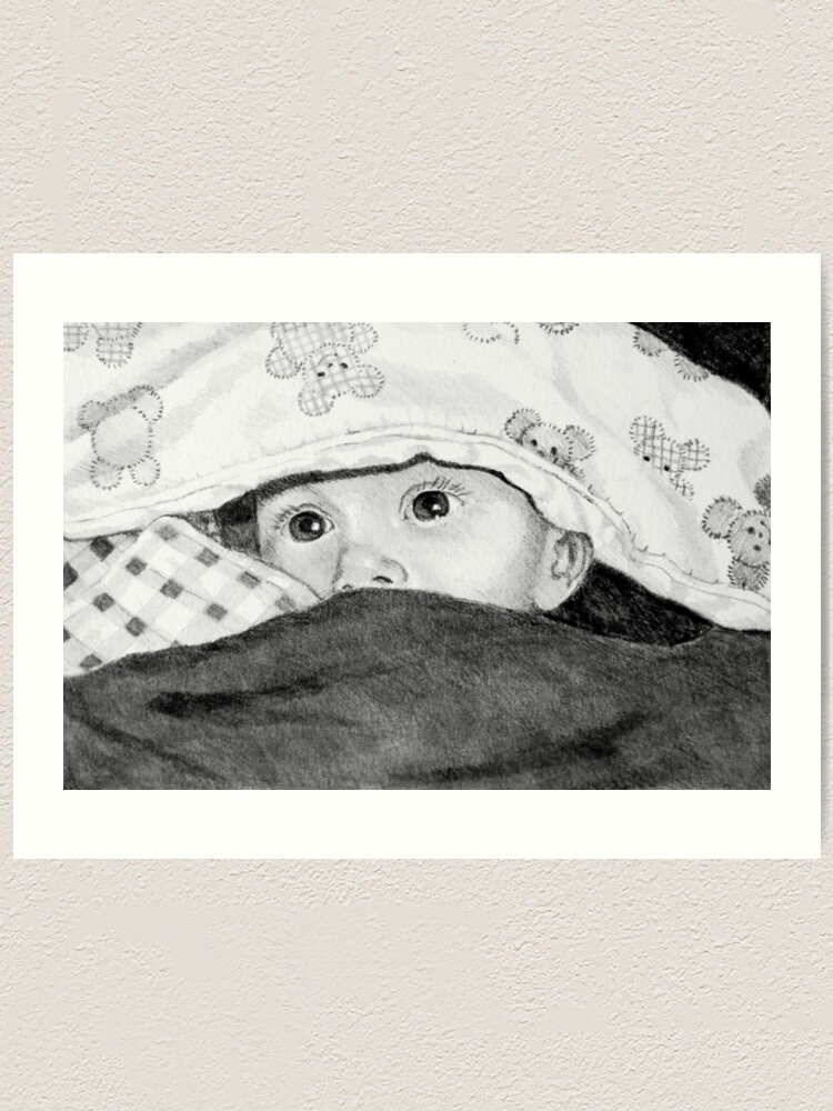 Baby pencil drawing | Cara Humphreys ART MATTERS