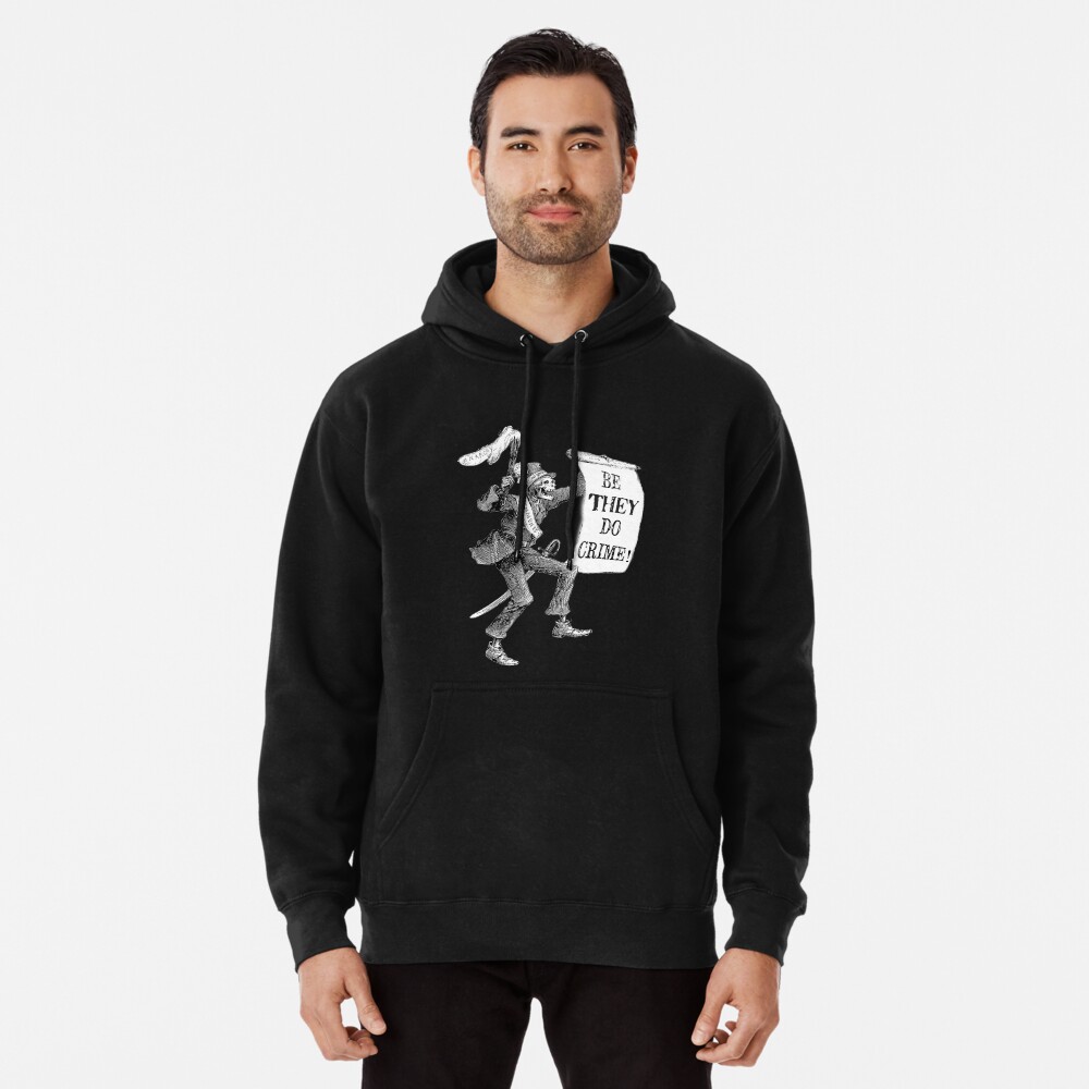 Funny Stickman Censored Men's Hoodie