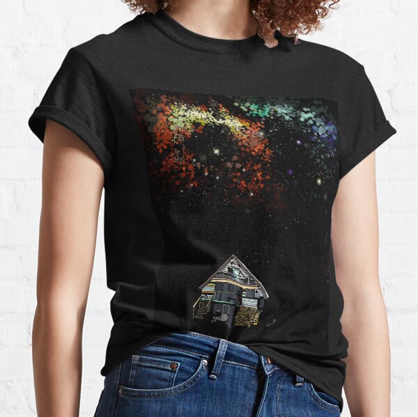 A house under the stars. Classic T-Shirt