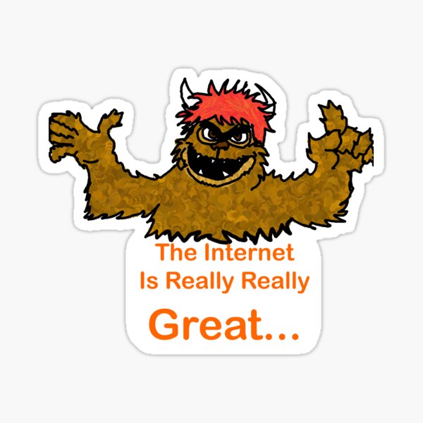 Avenue Q - Trekki Monster - The Internet Sticker