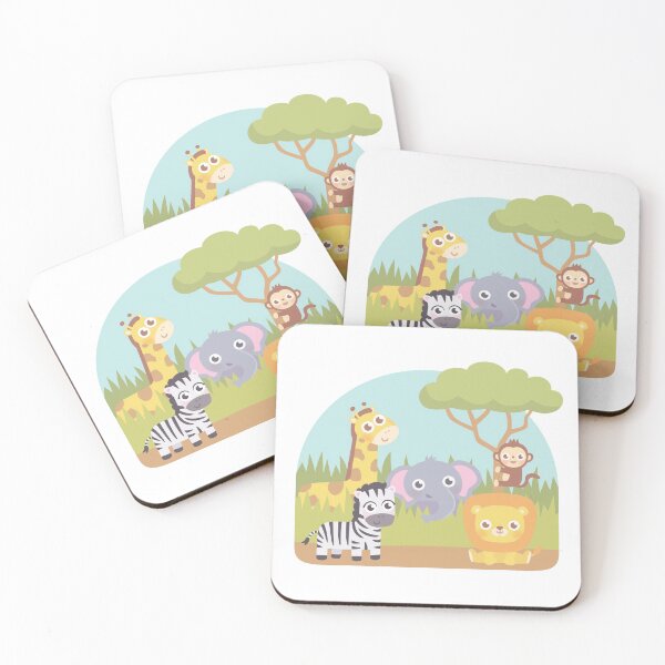 Item preview, Cute Safari Animals designed and sold by rustydoodle.