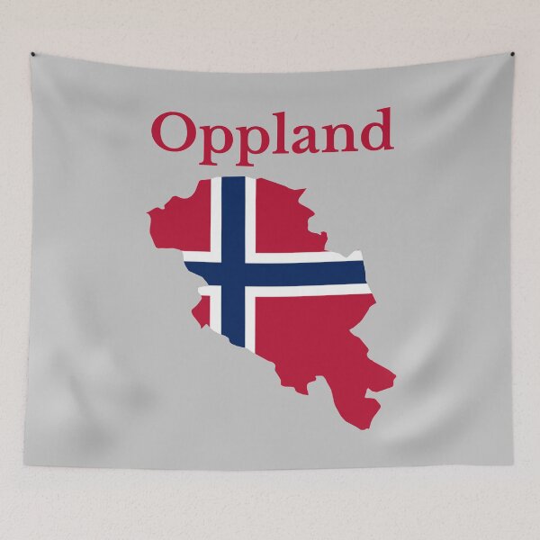 Item preview, Oppland County Map, Norwegian County, Norway. designed and sold by marosharaf.