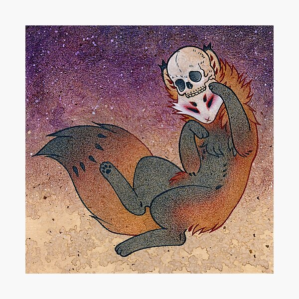 The Mischief Maker - Kitsune Yokai TeaKitsune Photographic Print