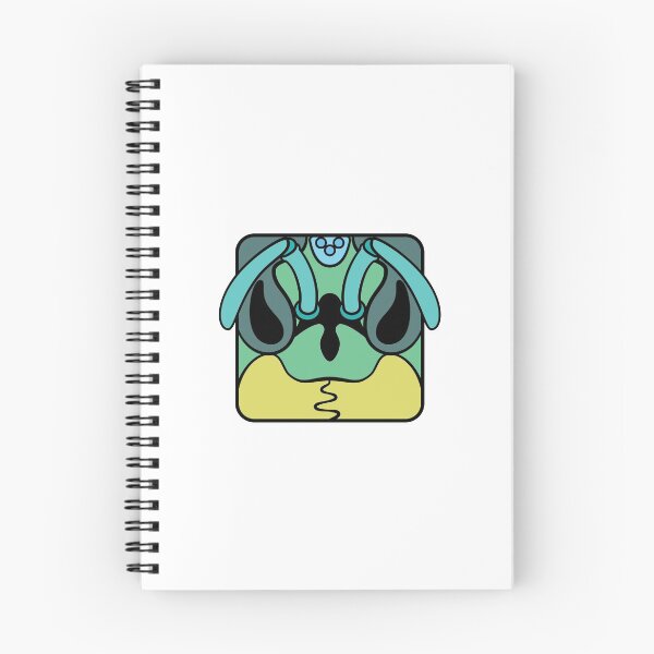 Item preview, Wasp cartoon head square (green)  designed and sold by TiffanyYau.