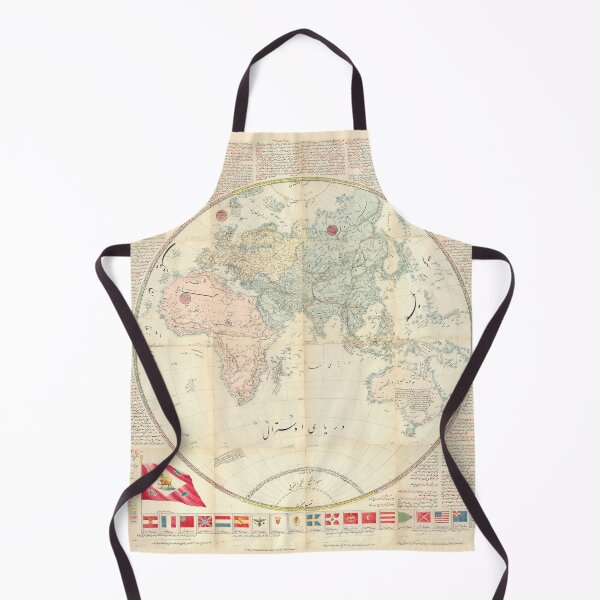 Item preview, World Map 19th Century designed and sold by ganje.