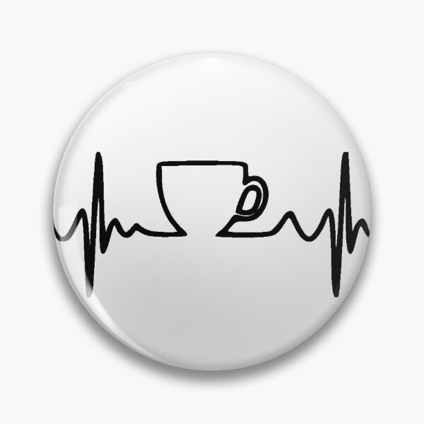 Item preview, coffee heartbeat designed and sold by NiceShirtY.